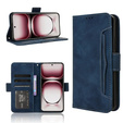 Θήκη με πτερύγιο για Oppo Reno 12 Pro, Card Slot, σκούρο μπλε
