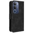 Θήκη με πτερύγιο για Vivo Y19s, Card Slot, μαύρη