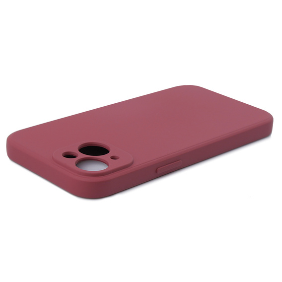 Θήκη για iPhone 15, Silicone Lite, κόκκινη