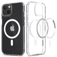 Θήκη MagSafe Spigen για iPhone 13 Mini, Ultra Hybrid, λευκή + Μετριασμένο γυαλί 9H