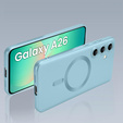 Θήκη για Samsung Galaxy A26, ColorMag, για MagSafe, μπλε + γυαλί 9H, μετριασμένο