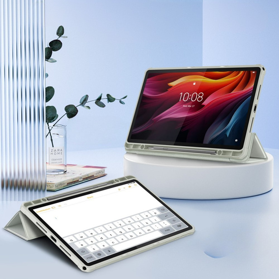 Θήκη για Lenovo Tab K11 Plus, Smartcase Hybrid, με χώρο για γραφίδα, γκρι