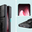 Θήκη για Oppo Reno 13 Pro, CamShield Slide, μαύρη