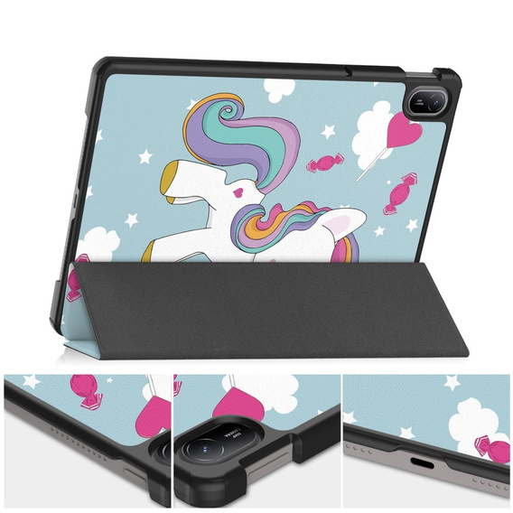 Θήκη για Huawei MatePad SE 11 2024, Smartcase, unicorn