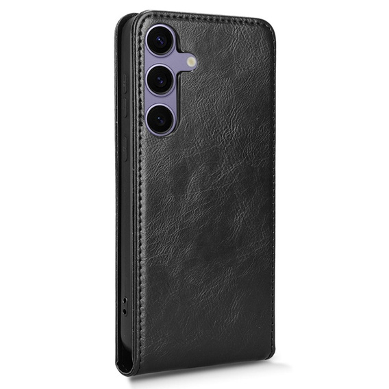 Θήκη με πτερύγιο για Samsung Galaxy S25, Flip, μαύρη