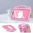 Παιδική θήκη για Samsung Galaxy Tab A9, Cute Patterns, με βάση, ροζ
