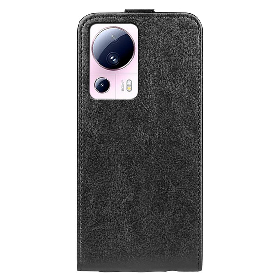 Θήκη με πτερύγιο για Xiaomi 13 Lite, Flip, μαύρη