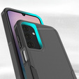 Θωρακισμένη θήκη για Samsung Galaxy A25, διπλής στρώσης, μαύρη + γυαλί 9H
