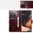 θήκη CASEME για Samsung Galaxy Note 20 Ultra, Waxy Textured, κόκκινη