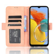 Θήκη με πτερύγιο για Samsung Galaxy M34, Card Slot, ροζ
