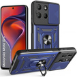 Θήκη για Motorola Moto G15 / Motorola Moto G15 Power, CamShield Slide, μπλε