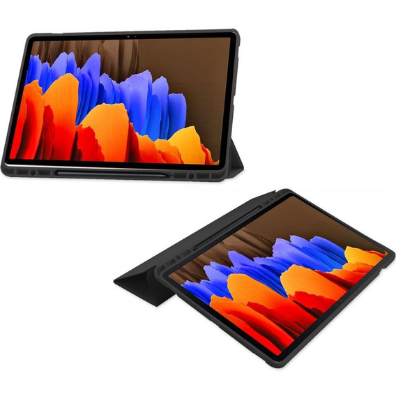 Θήκη για Samsung Galaxy Tab S7 FE 5G 12.4 T730 / T736B, Smartcase με χώρο για γραφίδα, μπλε