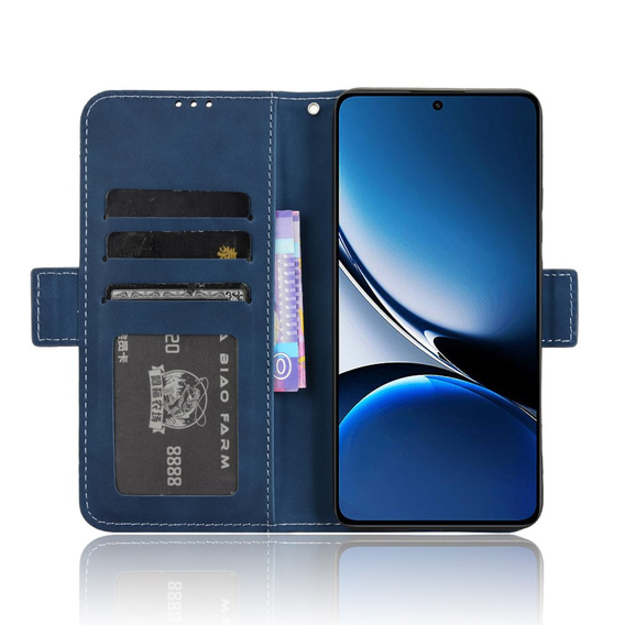 Θήκη με πτερύγιο για Xiaomi Poco X7 Pro 5G, Card Slot, σκούρο μπλε