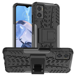 Θήκη για Motorola Moto E22 / E22i, Tire Armor, μαύρη