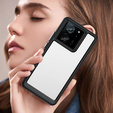 Θήκη για Xiaomi 13T / 13T Pro, Fusion Hybrid, διαφανής / μαύρη