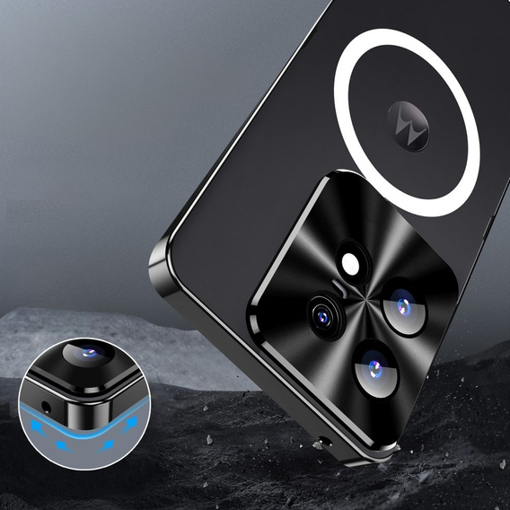 θήκη προστασίας κάμερας για το Motorola Edge 50 Pro 5G, CamShield MagSafe, μαύρη