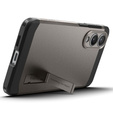 θήκη Spigen για Samsung Galaxy A36 5G, Tough Armor Mag Mag MagSafe, μαύρη + μετριασμένο γυαλί 9H