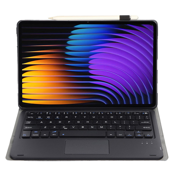 Θήκη πληκτρολογίου για Xiaomi Pad 7 / 7 Pro, TouchPad, μαύρο