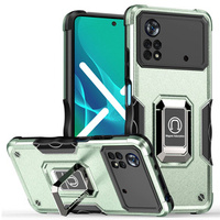 Θήκη για Xiaomi Poco X4 Pro 4G, Dual-Layer Armor, πράσινη