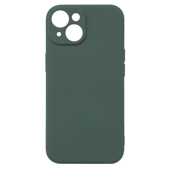Θήκη για iPhone 15, Silicone Lite, σκούρα πράσινη