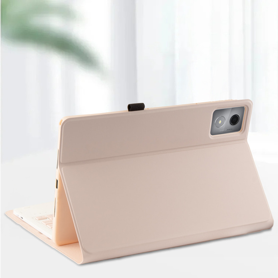 Θήκη πληκτρολογίου Bluetooth με touchpad για Lenovo Tab K11 Plus - ροζ