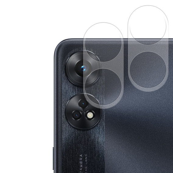 2x ERBORD μετριασμένο γυαλί για την κάμερα για να Oppo Reno8 T 4G