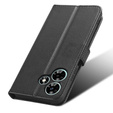 Θήκη με πτερύγιο για Infinix Hot 30, Wallet Smart Magnet, μαύρη