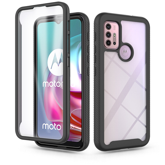 Θήκη για Motorola Moto G10 / G20 / G30, Shockproof, με μεμβράνη, μπλε