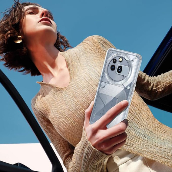 Θήκη για Nothing Phone 3a Pro, Fusion Hybrid, διαφανής