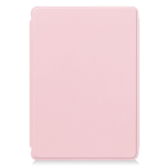 Θήκη πληκτρολογίου για Samsung Galaxy Tab S9, Rotary 360° Leather, ροζ rose gold
