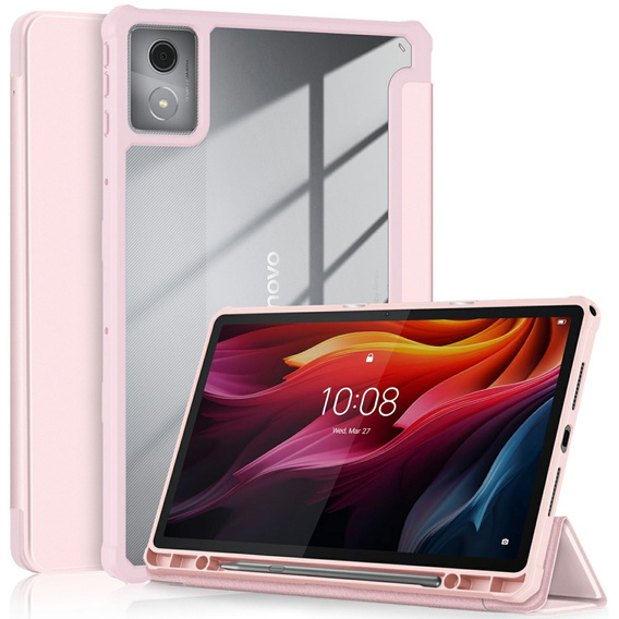 Θήκη για Lenovo Tab K11 Plus, Smartcase Hybrid, με χώρο για γραφίδα, ροζ