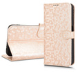 θήκη πτερύγιο για Motorola Moto G56 5G, Wallet Rhombus, χρυσή