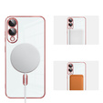 Θήκη για Samsung Galaxy S25 Edge, Electro MagSafe, ροζ rose gold + Γυαλί για την οθόνη