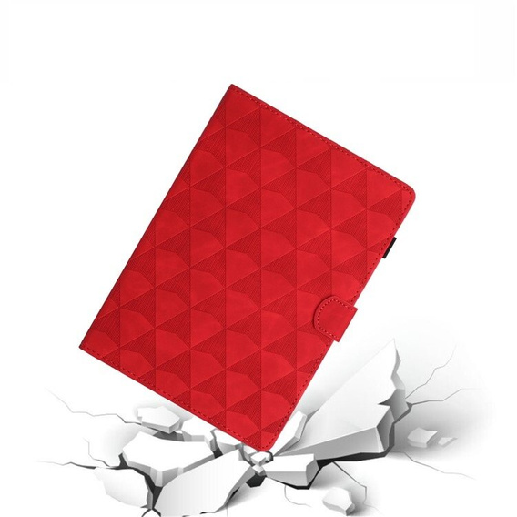 θήκη για Lenovo Tab M10 Plus 10.6 Gen 3 TB-125F TB-128F, Classic, με υποδοχή γραφίδας, κόκκινη