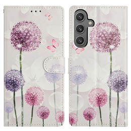Θήκη με πτερύγιο για Samsung Galaxy S24 FE, Wallet, Dandelion