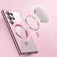 Θήκη για Samsung Galaxy S25 Ultra, Electro MagSafe, ροζ rose gold + Γυαλί για την οθόνη