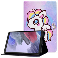 Θήκη για Samsung Galaxy Tab A7 Lite, με πτερύγιο, colorful horse