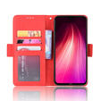 Θήκη με πτερύγιο για Xiaomi Redmi Note 8T, Card Slot, κόκκινη