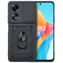 Θήκη για Oppo A58 4G, CamShield Slide, μαύρο