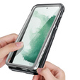 Θήκη για Samsung Galaxy S24+ Plus, Shockproof, με μεμβράνη, μαύρη