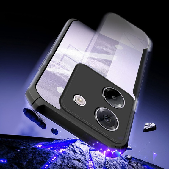 Θήκη για Xiaomi Poco M7 Pro 5G, AntiDrop Hybrid, μαύρη