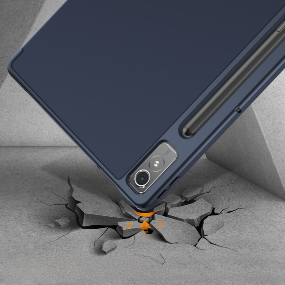 Θήκη για Lenovo Tab P12, Smartcase με χώρο για γραφίδα, σκούρο μπλε