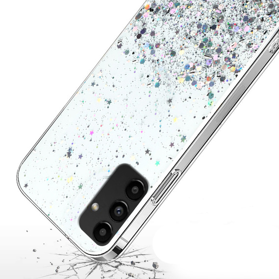Θήκη για Samsung Galaxy A04S / A13 5G, Glittery, διαφανής