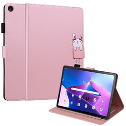 θήκη για Lenovo Tab M10 Plus 10.6 Gen 3, με πτερύγιο, animal, ροζ