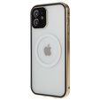 Μαγνητική θήκη MagSafe Dual Glass για iPhone 12, χρυσή