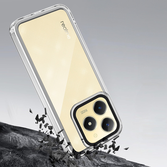 Θήκη για Realme C61, Fusion Hybrid, διαφανής