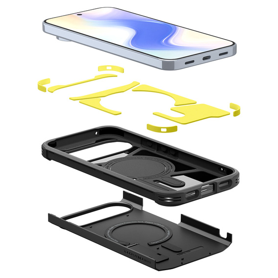 Θήκη Spigen Tough Armor MagSafe για το Google Pixel 10 Pro XL, Μαύρο