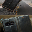 θήκη CASEME για Samsung Galaxy S10+ Plus, Waxy Textured, καφές