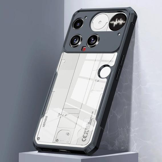 Θήκη για Nothing Phone 3 5G, AntiDrop Hybrid, μαύρη
