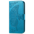 Θήκη με πτερύγιο για Realme 11 5G, Butterfly, μπλε